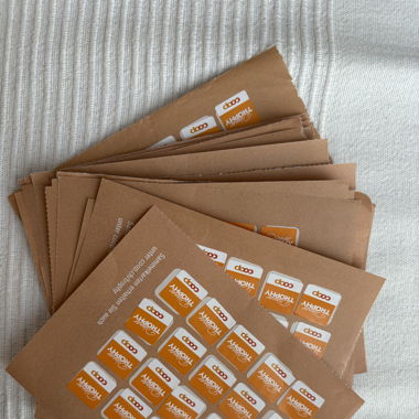 Carte Coop Trophy remplie (21 articles)