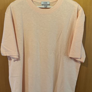 T-shirt rosa COS in L con lino - Top!