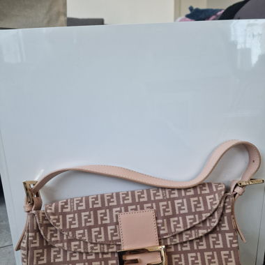 FENDI ZUCCHINO DOUBLE FLAP