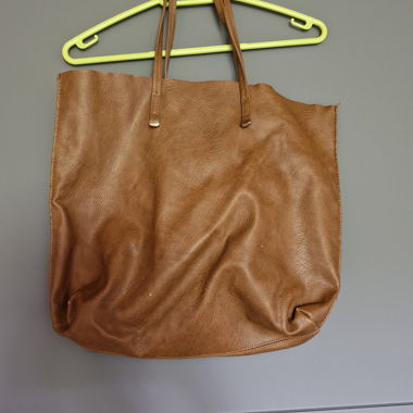 Braune Shopper-Tasche