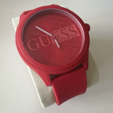Red Guess Watch