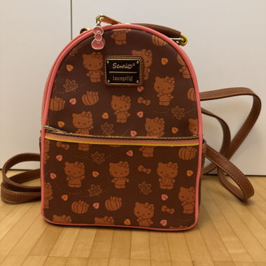 Sanrio Loungefly Hello Kitty pumpkinspice backpack