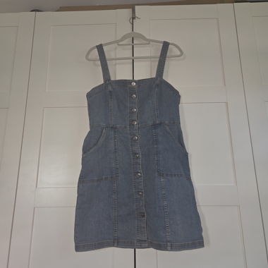 Abito salopette in denim