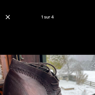 Bottines cuir