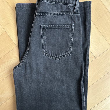 Jeans black wide leg