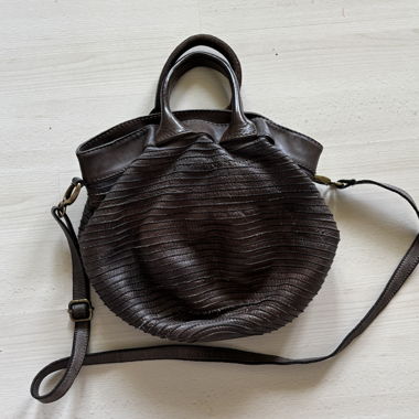 Brown Leather Crossbody Bag