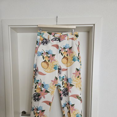 Pantalon motif agrumes Ana Sousa