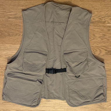 Gilet multitasche beige