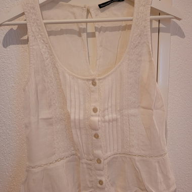 White Abercrombie & Fitch Blouse XS