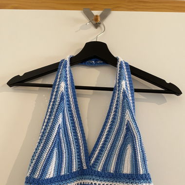 Croptop Rückenfrei gestrickt