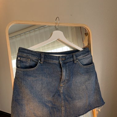 Denim Minirock blau
