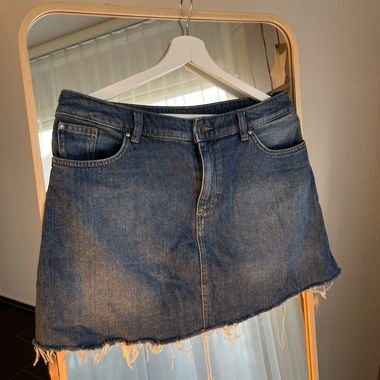 Denim Minirock blau