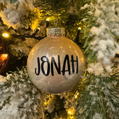 Personalised Christmas Bauble