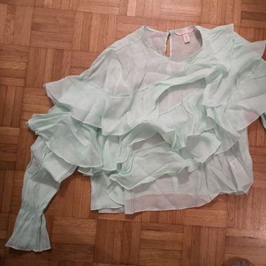 Blouse avec vollants