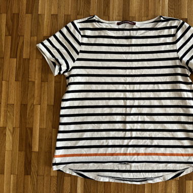 Comptoir des Cotonniers Stripe Cotton T-Shirt 