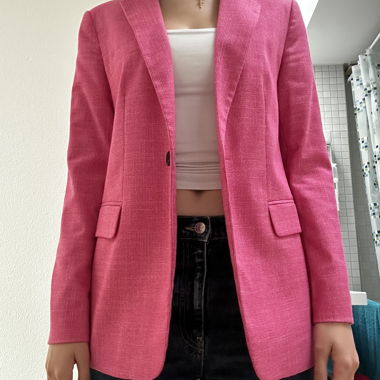 Pink elegant blazer