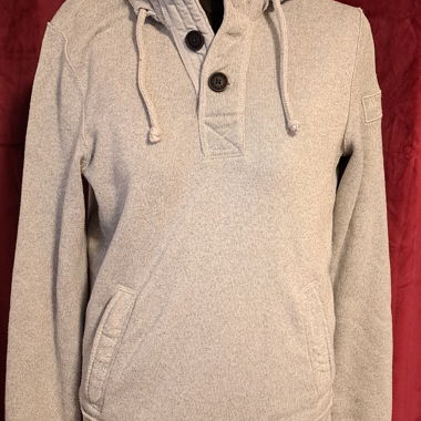 Grey Hooded Sweat Jacket