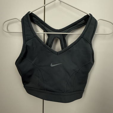 Reggiseno sportivo Nike petrol/ grigio-blu