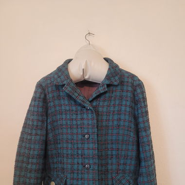 Veste "Harry B.Popper" Vintage vert a carreaux