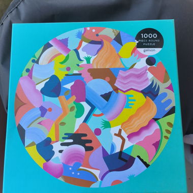 Galison Rundpuzzle 1000 Teile