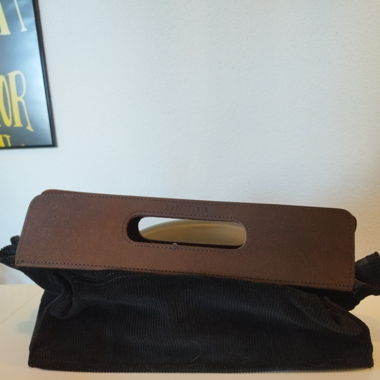 Diesel blue velvet hand bag