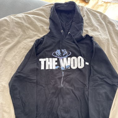 Sweat à capuche noir The Woo Pop Smoke x Vlone 