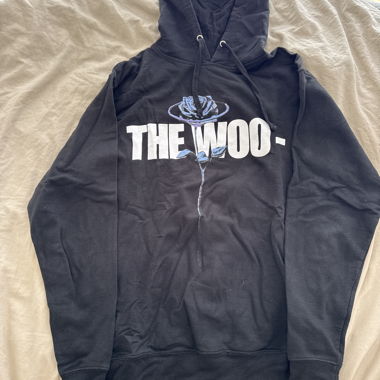 Sweat à capuche noir The Woo Pop Smoke x Vlone 