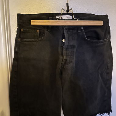 Shorts in jeans neri