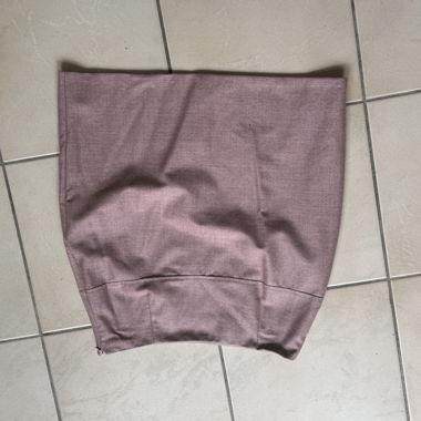 Housse de coussin mauve