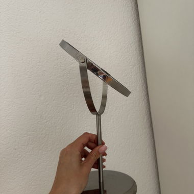 Tischspiegel aus Metall