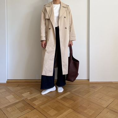 Beige Trench Coat