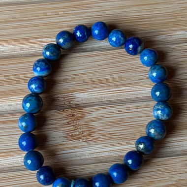Lapislazuli Perlen Armband