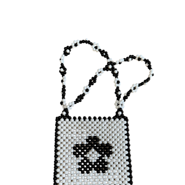 flower pearl bag