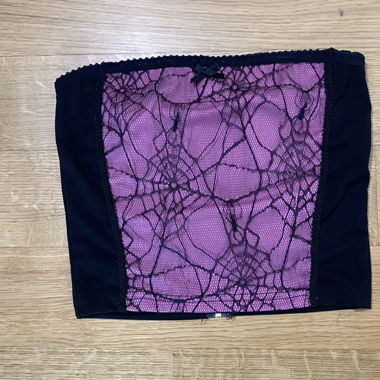 Ghotic Spiderweb Top Y2K