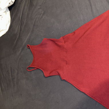 Wein Rotes Kleid