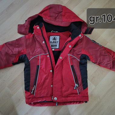 Rote Kinder-Winterjacke Gr. 104