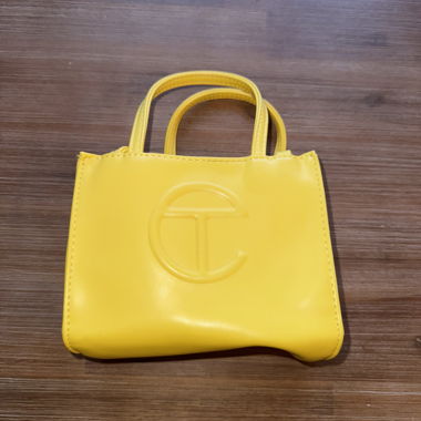 Telfar yellow bag