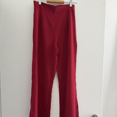 Flowing Red Trousers