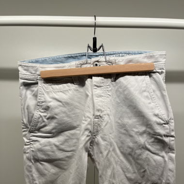 Weisse Jeans Shorts
