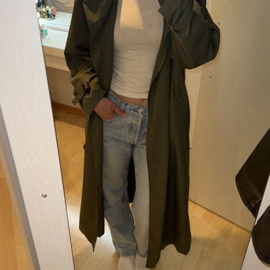 Trench-coat olive
