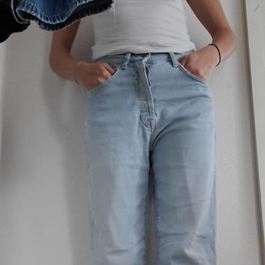 baggy straight jeans