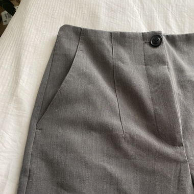 Pantalon de costume gris Zara