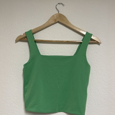 Top corto verde New Yorker – M