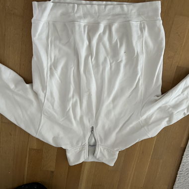 Maglione Half-Zip bianco ZARA