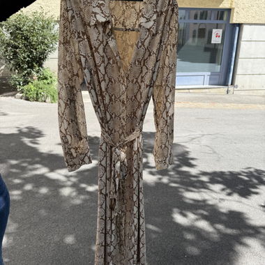 Robe midi léopard Michael Kors