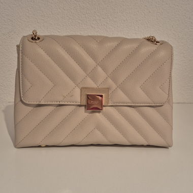 Borsa a tracolla Dune in pelle, beige