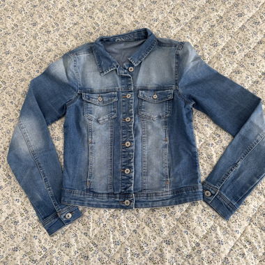 Veste en jean bleue