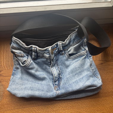 Jeanshandtasche