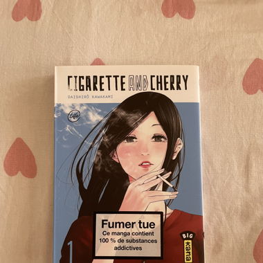 Manga Cigarette and cherry