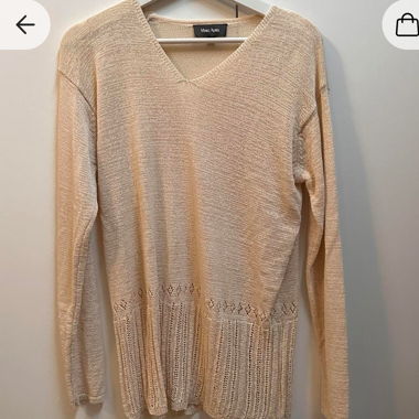 Marc Aurel Pullover in Creme